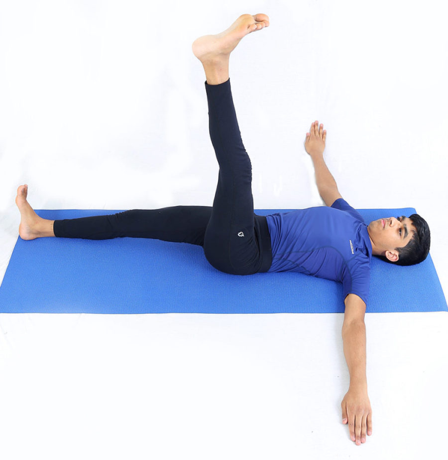 Supta Padangusthasana (Reclining Hand-to-Big-Toe Pose) - The Yogi Hut